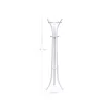 SONGMICS Modern Álló Ruhafogas 9 Akasztós Fém Fehér 176 cm