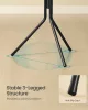 SONGMICS fém álló fogas 175 cm 16 akasztóval tintafekete