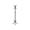 SONGMICS Elegáns Fém Ruhafogas Állvány 12 Akasztóval 176 cm Fekete