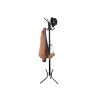 SONGMICS Elegáns Fém Ruhafogas Állvány 12 Akasztóval 176 cm Fekete