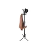 SONGMICS Elegáns Fém Ruhafogas Állvány 12 Akasztóval 176 cm Fekete