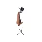   SONGMICS Elegáns Fém Ruhafogas Állvány 12 Akasztóval 176 cm Fekete