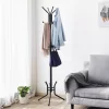SONGMICS Elegáns Fém Ruhafogas Állvány 12 Akasztóval 176 cm Fekete
