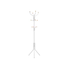 SONGMICS Elegáns Fém Ruhafogas Krémfehér 182 cm