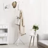 SONGMICS Elegáns Fém Ruhafogas Krémfehér 182 cm