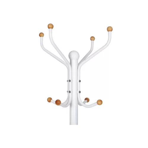 SONGMICS Elegáns Fém Ruhafogas Krémfehér 182 cm