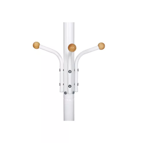 SONGMICS Elegáns Fém Ruhafogas Krémfehér 182 cm