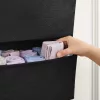 SONGMICS Ajtóra Szerelhető Tároló Rendszer 4 Zsebbel Fekete