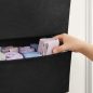 SONGMICS Ajtóra Szerelhető Tároló Rendszer 4 Zsebbel Fekete