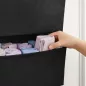   SONGMICS Ajtóra Szerelhető Tároló Rendszer 4 Zsebbel Fekete