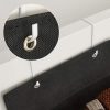 SONGMICS Ajtóra Szerelhető Tároló Rendszer 4 Zsebbel Fekete