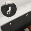 SONGMICS Ajtóra Szerelhető Tároló Rendszer 4 Zsebbel Fekete