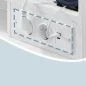  VASAGLE Kailyn RDT137W01 fésülködőasztal LED világítással és tükörrel felhőfehér