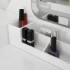 VASAGLE Elegáns LED Világítású Fésülködőasztal Fehér Kivitelben