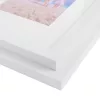 SONGMICS Fehér MDF Képkeret Szett A4 és 13x18 cm Méretben Üvegfronttal