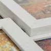 SONGMICS 12 képes Fehér Fa Mintázatú Fali Képkeret Kollázs