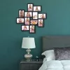 SONGMICS Fekete Képkollázs Keret 12 db 10x15 cm-es Fotóhoz