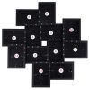 SONGMICS Fekete Képkollázs Keret 12 db 10x15 cm-es Fotóhoz