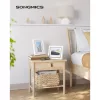 SONGMICS Forgatható Dupla Képkeret Szett Fehér MDF 13x18 cm