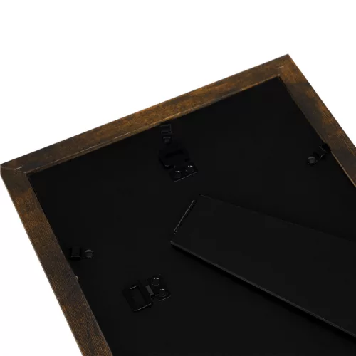 SONGMICS 10 darabos Képkeret Szett Rusztikus Barna MDF Kerettel