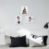 SONGMICS Elegáns Fehér Képkeret Szett 13x18 cm MDF Üvegfedéllel