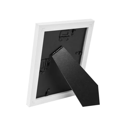 SONGMICS Elegáns Fehér Képkeret Szett 13x18 cm MDF Üvegfedéllel
