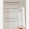 SONGMICS Lebegő Képkeret Szett Fehér MDF 3 db-os