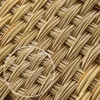 SONGMICS Rattan Hatású Tárolódoboz Fedéllel 65L Természetes