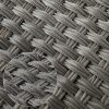 SONGMICS Rattan Hatású Tárolódoboz Szürke 65L Fedéllel és Béléssel