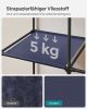 SONGMICS Textil Ruhásszekrény Sötétkék Cipzáras Tárolóval