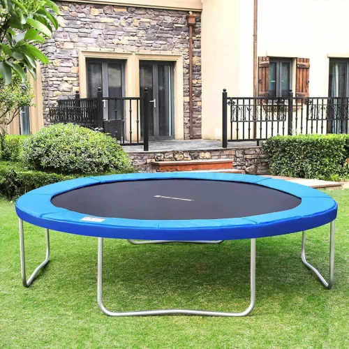SONGMICS Prémium Trambulin Védőszegély, UV-álló PVC Rugótakaró, 183 cm, Kék