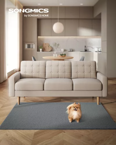 SONGMICS Modern Galambszürke Csúszásmentes Szőnyeg 120 x 170 cm