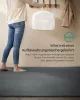 SONGMICS szőnyeg 200 x 290 cm csúszásmentes poliészter galamb szürke modern
