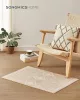 SONGMICS HOME Boho Stílusú Cappuccino Bézs Szőnyeg Csúszásmentes Alappal
