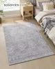 SONGMICS HOME szőnyeg 120 x 170 cm poliészter csúszásmentes boho stílus világosszürke