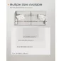   SONGMICS HOME szőnyeg 120 x 170 cm poliészter csúszásmentes boho stílus világosszürke