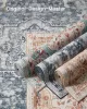 SONGMICS HOME Vintage Stílusú Szőnyeg Galambszürke 120 x 170 cm Csúszásmentes Mosható