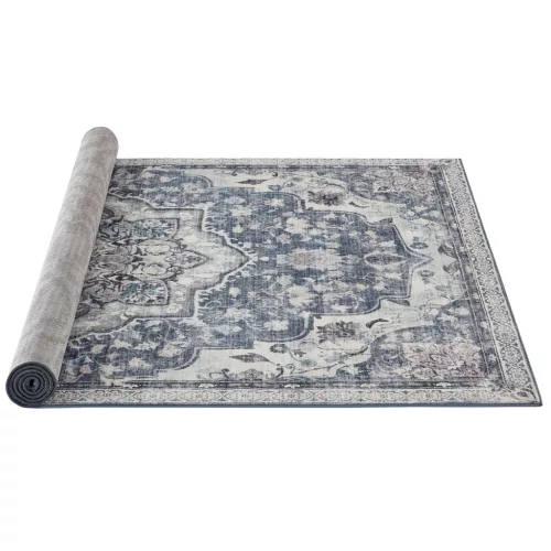 SONGMICS HOME Vintage Stílusú Szőnyeg Galambszürke 120 x 170 cm Csúszásmentes Mosható
