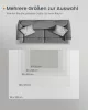 SONGMICS HOME Vintage Stílusú Szőnyeg Galambszürke 120 x 170 cm Csúszásmentes Mosható