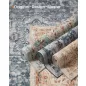   SONGMICS HOME Vintage Stílusú Szőnyeg Cappuccino Bézs 120 x 170 cm