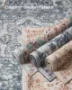 SONGMICS Vintage Szőnyeg Galambszürke Csúszásmentes Mosható