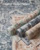 SONGMICS HOME Vintage Stílusú Türkiz Szőnyeg Csúszásmentes Poliészter