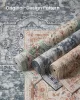 SONGMICS HOME Vintage Stílusú Türkiz Szőnyeg Csúszásmentes Poliészter