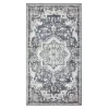 SONGMICS HOME Vintage Stílusú Szőnyeg Galambszürke Mosható Csúszásmentes 80 x 150 cm