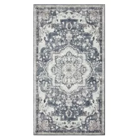   SONGMICS HOME Vintage Stílusú Szőnyeg Galambszürke Mosható Csúszásmentes 80 x 150 cm