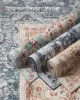 SONGMICS HOME Vintage Stílusú Szőnyeg Galambszürke Mosható Csúszásmentes 80 x 150 cm