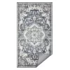 SONGMICS HOME Vintage Stílusú Szőnyeg Galambszürke Mosható Csúszásmentes 80 x 150 cm