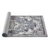 SONGMICS HOME Vintage Stílusú Szőnyeg Galambszürke Mosható Csúszásmentes 80 x 150 cm