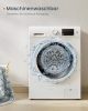 SONGMICS HOME Boho Kerek Szőnyeg Antracitszürke Mandala Mintázattal
