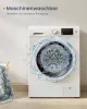 SONGMICS HOME Boho Kerek Szőnyeg Antracitszürke Mandala Mintázattal